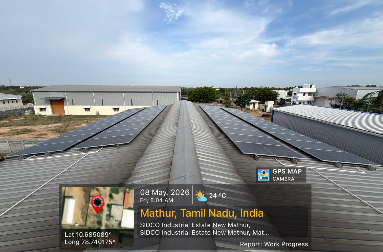 Industrial shed array — SIDCO Estate, Mathur