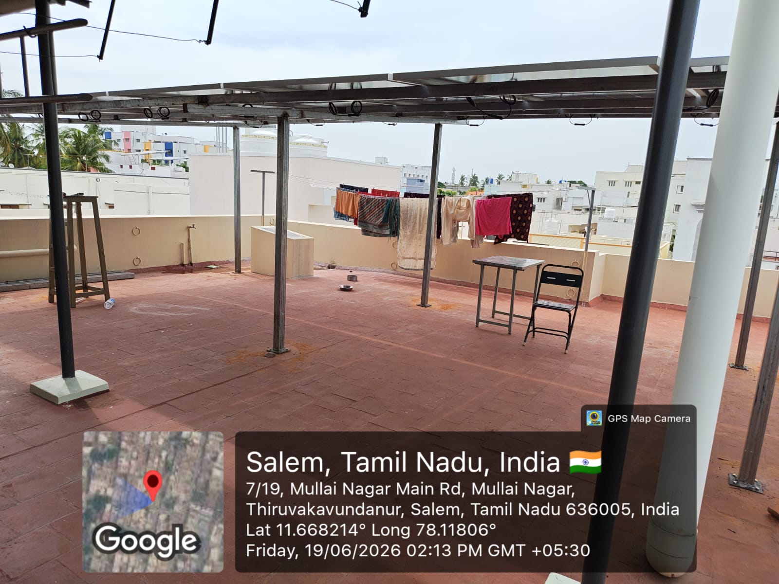 Elevated mounting structure — Mullai Nagar, Salem